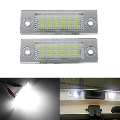 Afbeelding van GOFORJUMP 2 Stks 18 LED 3528 SMD Aantal Kentekenplaat Licht Lamp Auto Styling voor V/W Touran Caddy 3 Golf 5 Plus Jetta Passat B5.5 B6 Sedan