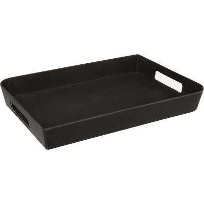 Afbeelding van Serveerschaal 5five Zwart Melamine (35 x 25 cm)
