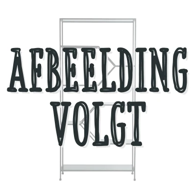 Afbeelding van Aino kast open 100x34x214 cm glas smoke/antiek brons