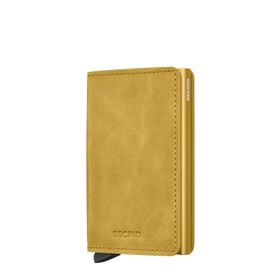 Afbeelding van Secrid Slimwallet Vintage yellow pasjeshouder