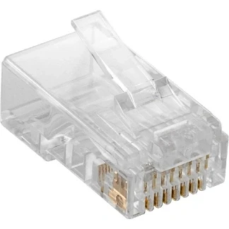 Afbeelding van RJ45 connector Cat6 U/UTP (Voor soepele én stugge kern, 10 stuks)