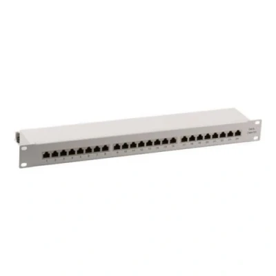 Image de EFB Elektronik Tableau de connexions montable sur rack RJ 45 X 24 noir, RAL 9005 1U 19