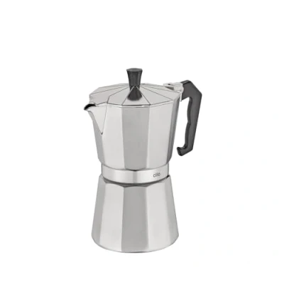 Afbeelding van Cilio 321272 Manueel Koffiezetapparaat Mokka Pot Aluminium, Espresso pot, Zilver