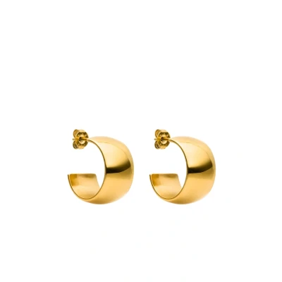 Afbeelding van Purelei Statementbold Oorbellen, Dames, Maat: One Size, Goldfarben
