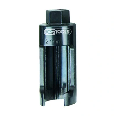 Afbeelding van KS Tools 152.1196 1/2 inch zeskantdopsleutel 27 mm voor 152.1085 montage en demontage van injectoren bruin