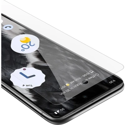 Afbeelding van Cadorabo Screenprotector geschikt voor Google PIXEL 7 Pantser film Beschermende in KRISTALHELDER Geharde (Tempered) display beschermglas 9H hardheid met 3D Touch