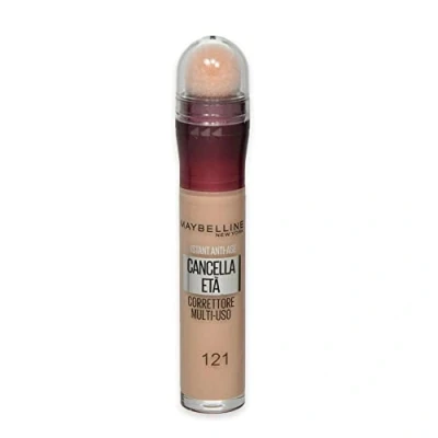 Image de Maybelline New York Stylo de correcteur, effet anti âge instantané, effaceur avec micro applicateur effaçable, n 121 Light Honey, 6,8 ml