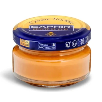 Afbeelding van Saphir Creme Surfine (schoenpoets) Leernaturel