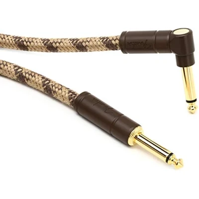 Afbeelding van Fender Festival Instrument Cable [S/A] 3m (Brown Stripe) Gitaarkabel