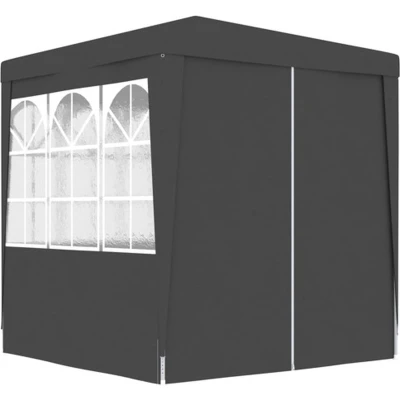 Afbeelding van Partytent met zijwanden professioneel 90 g/m² 2x2 m antraciet