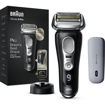 Afbeelding van Braun Series 9 Pro 9420s Elektrisch Scheerapparaat Mannen Wet &amp; Dry Met PowerCase