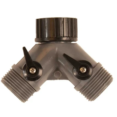 Afbeelding van Hydro Fit Verdeler PVC U 3/4 inch binnendraad x buitendraad grijs