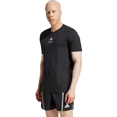 Afbeelding van adidas Performance Lesmills Graphic Tshirt print, Heren, Maat: Small, Black
