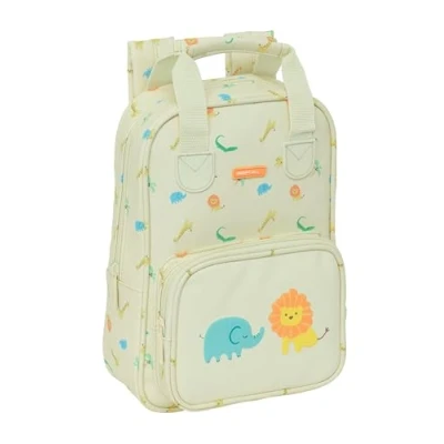 Afbeelding van Safta PREESCOLAR SELVA Sac à dos pour enfant, avec poignées, nettoyage facile, idéal les enfants de différents âges, confortable et polyvalent, qualité résistance, 20 x 8 28 cm, couleur