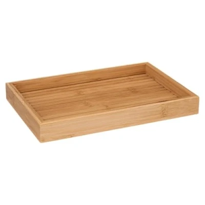 Afbeelding van Dienblad voor badkameraccessoires TERRE INCONNUE, bamboe, 22 cm