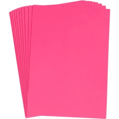 Afbeelding van EVA Foam Vellen A4 21x30 cm dikte 2 mm roze 10vellen