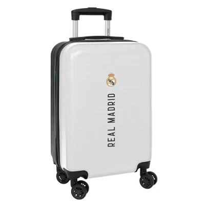 Afbeelding van Rolkoffer Real Madrid C.F. 1st Kit 24/25 Wit Grijs 20&quot;