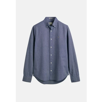 Afbeelding van GANT SLIM Oxford Shirt Overhemd, Heren, Maat: Medium, Persian blue