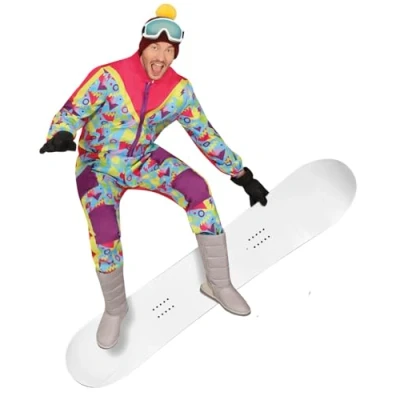 Afbeelding van Foute Ski Overall Happy Heren Maat L