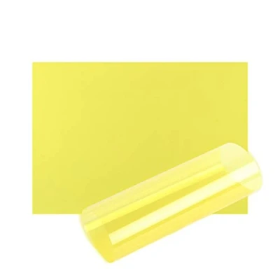 Afbeelding van 10 vellen A4 Acetaat vel transparant lichtfilter leeshulp gel dikte 100 micron geel