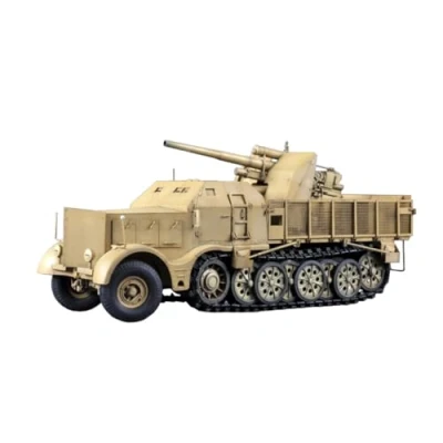 Afbeelding van 1:35 Trumpeter 09577 Schwerer Zugkraftwagen 18 t with 8.8 cm Flak Plastic Modelbouwpakket