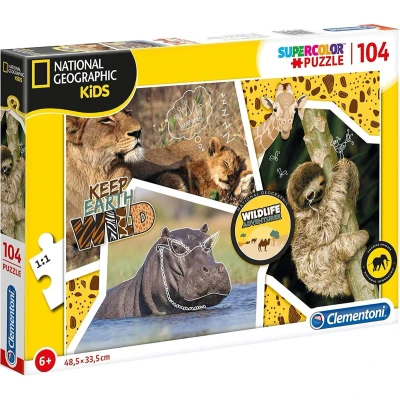 Afbeelding van Clementoni Legpuzzel National Geographic Wildlife 104 Stukjes