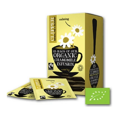 Afbeelding van Clipper Fairtrade Infusion Chamomile Bio 6 x 25 stuks