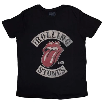Afbeelding van The Rolling Stones Tour 1978 Dames T shirt L Zwart