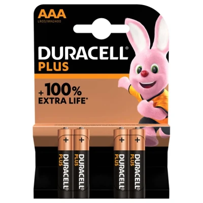 Image de DURACELL PILES PLUS AAA X4 LR03