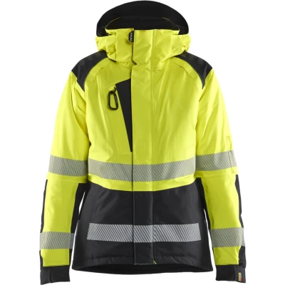 Afbeelding van Blaklader 4456 1987 Dames Winterjas High Vis Geel/Zwart XL