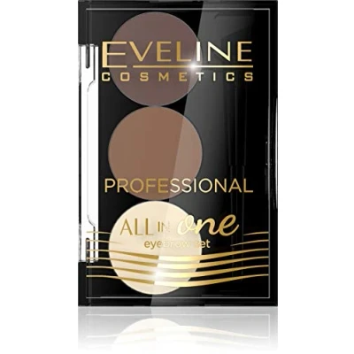 Afbeelding van Eveline, Wenkbrauwpoeder, All In One Wenkbrauwschaduw Nr. 02 1,7G