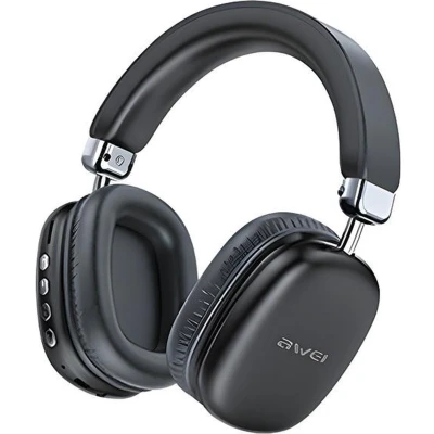Afbeelding van AWEI AT7 Bluetooth on ear hoofdtelefoon zwart/zwart