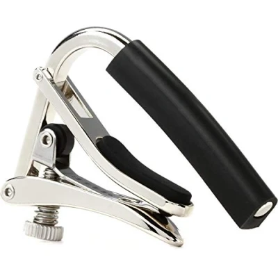 Afbeelding van Shubb Capodaster C4 E Gitarre Polished Nickel, stark gewölbt Capo