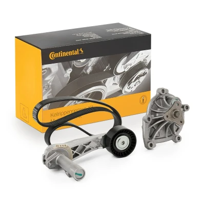 Afbeelding van CONTITECH 6PK905 EXTRA WP1 Waterpomp + tandriemenset PEUGEOT: RCZ Coupe, 2008 Estate, 207 SW, CITROËN: C4 I Grand Picasso