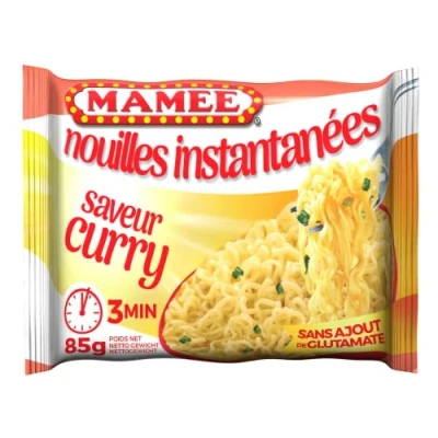 Afbeelding van MAMEE Oosterse noedels, gekruid met curry, zakje van 85 g