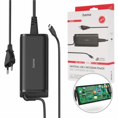 Image de Hama Chargeur Ordinateur Portable Universel Usb c 100 W (00200007)