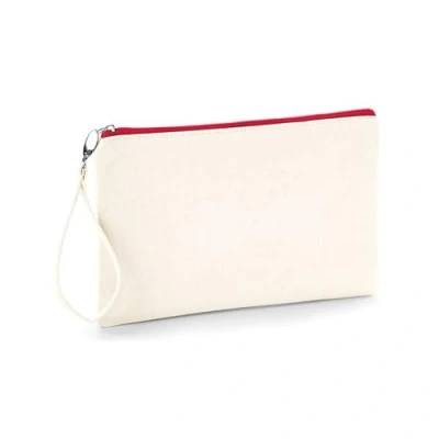 Afbeelding van Westford Mill Canvas Wristlet Pouch WM520 Natural/Natural