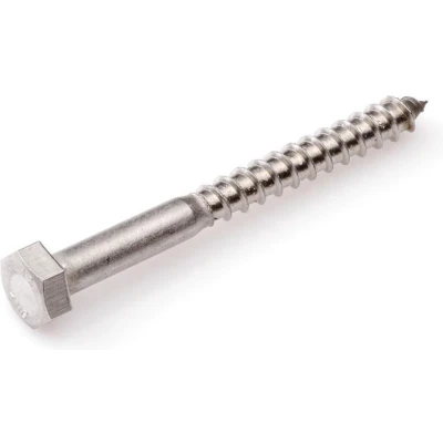 Afbeelding van Houtdraadbout rvs A2 6x50mm DIN571