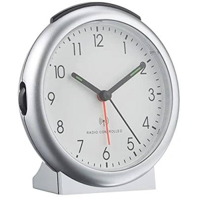 Afbeelding van TFA Dostmann 98.1036 Wekker Zendergestuurd Zilver