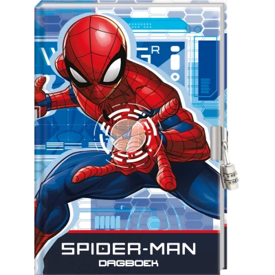 Afbeelding van Spider man Dagboek met cijferslot