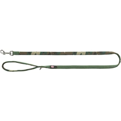 Afbeelding van Trixie Hondenriem Mimetico Premium Met Neopreen Camouflage Bosgroen