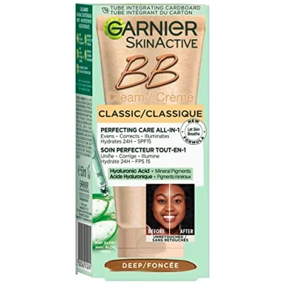 Afbeelding van Garnier BB Cream All in 1 Anti Imperfection verzorging SPF 15 Verrijkt met Hyaluronzuur &amp; Aloë Vera Voor Alle Huidtypes Kleuring: Donker Skin Active 50 ml
