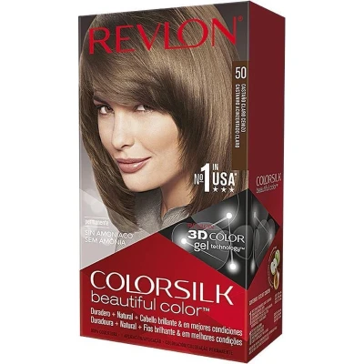 Afbeelding van Revlon ColorSilk Beautiful Color 50 Light Ash Brown