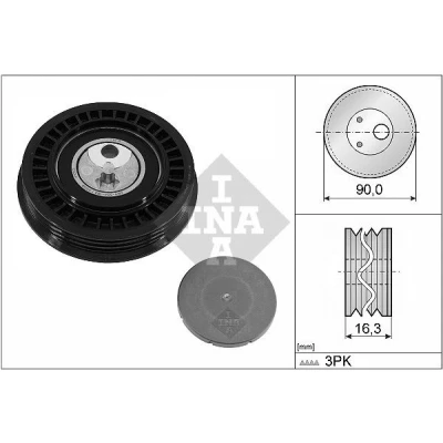 Afbeelding van Spanrol, Poly V riem Schaeffler INA 531 1005 10