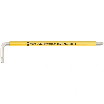 Afbeelding van WERA 3950 SPKL Multicolour HF stiftsleutel, metrisch, RVS, met vasthoudfunctie, 4 x 137 mm 05022694001