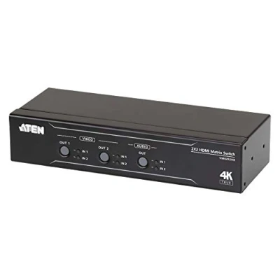 Afbeelding van ATEN VM0202HB HDMI switch 4096 x 2160 Pixel Zwart