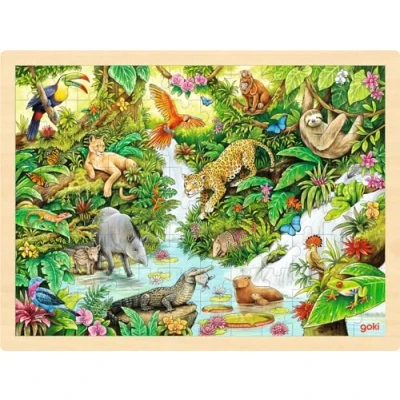 Afbeelding van Goki puzzel in de jungle 96st