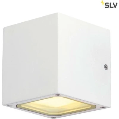 Afbeelding van SLV Sitra Cube Buitenlamp (wand) 18 W Wit