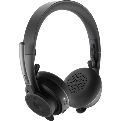 Afbeelding van Logitech Headset Zone Wireless UC, Bluetooth, stereo oplaadfunctie Qi, zwart, zakelijk