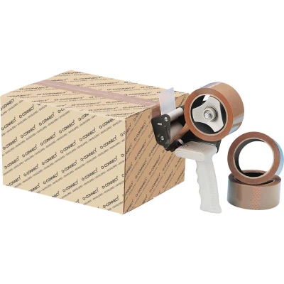 Afbeelding van Q connect Afroller Voor Verpakkingsplakband, Rollen 50 Mm X 66 M Plakbandafroller